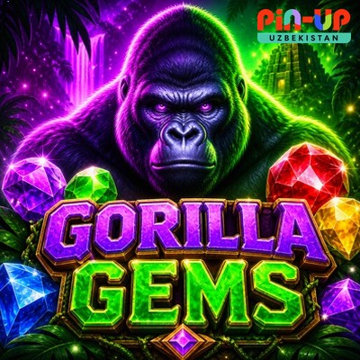 O‘zbekiston uchun slot «Gorilla Gems» — banner ko‘rinishi